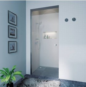Душевые двери Душевая дверь KOLLER POOL QP10 - 80 (chrome-transparent)