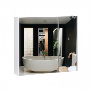 Мебель для ванной комнаты Шкафчик с зеркалом Q-TAP Scorpio QT1477ZP701W