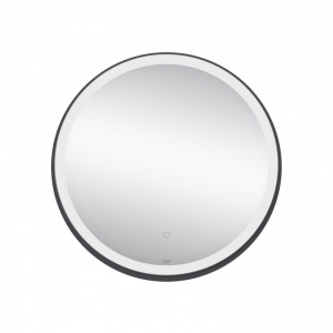 Мебель для ванной комнаты Зеркало Q-TAP Robin R600 Black LED с антизапотеванием (Touch switch)