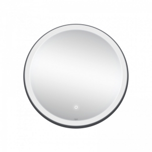 Зеркало Q-TAP Robin R600 Black LED с антизапотеванием (Touch switch)