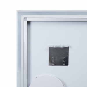 Зеркало Q-TAP Stork 120х70 LED цифровые часы с линзой (Touch switch)