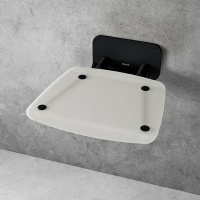 Аксесуари для ванної кімнати Сидіння RAVAK Ovo B II Clear/Black