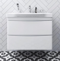 Меблі для ванної кімнати Шафка з умивальником AM.PM Like 80 (білий)