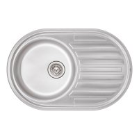 Кухонные мойки Кухонная мойка Q-TAP 7750 0,8 мм Micro Decor (QT7750MICDEC08)